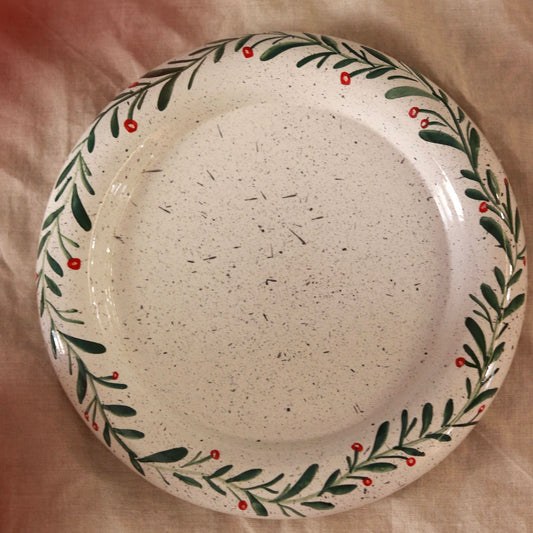 holly jolly plate
