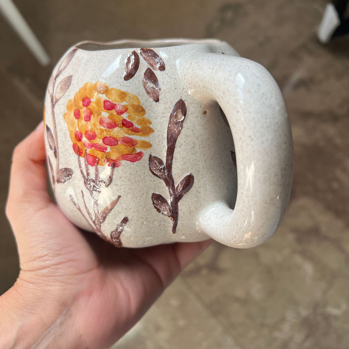 floral pumpkin