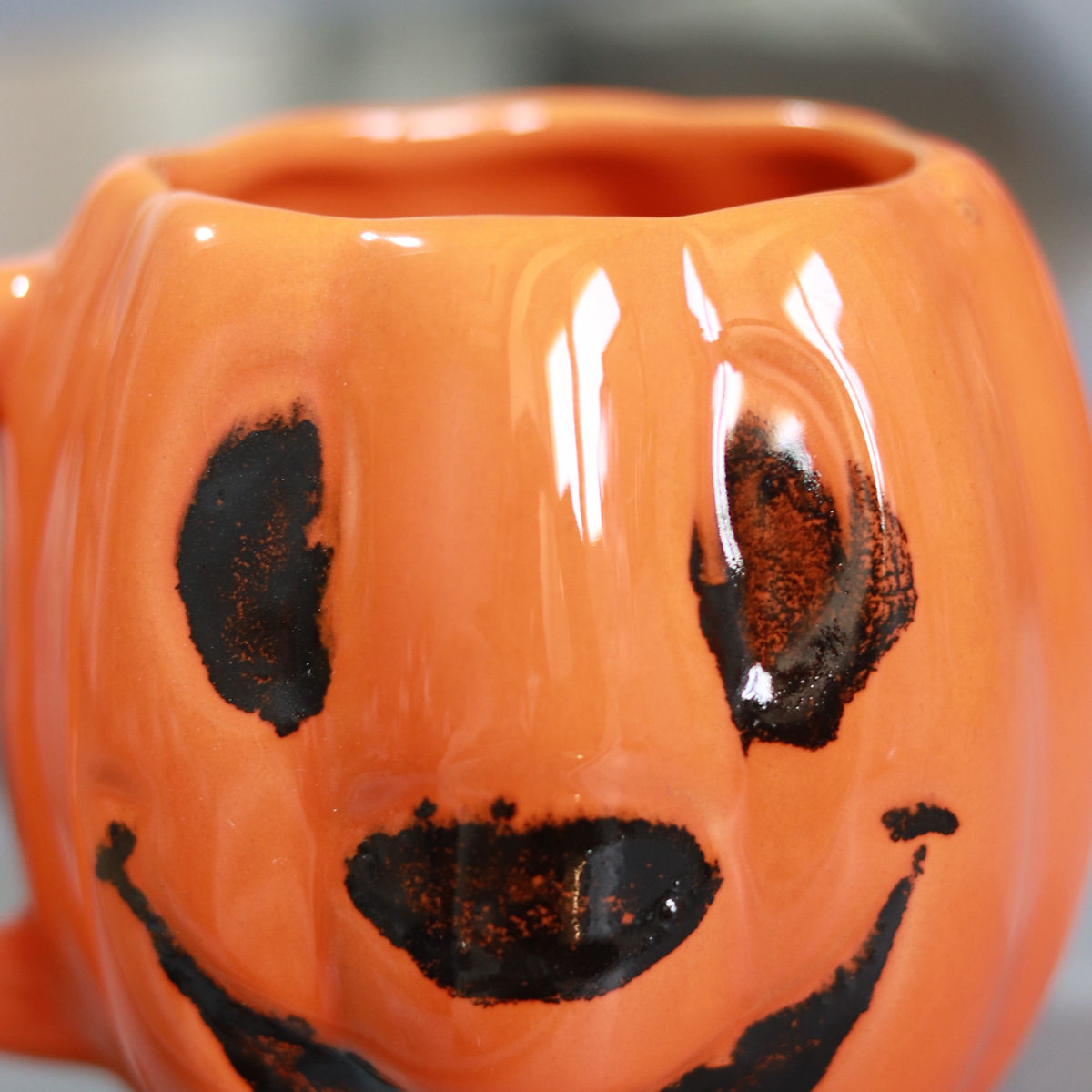 Mickey Pumpkin Mug in orange