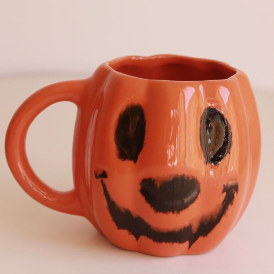 Mickey Pumpkin Mug in orange