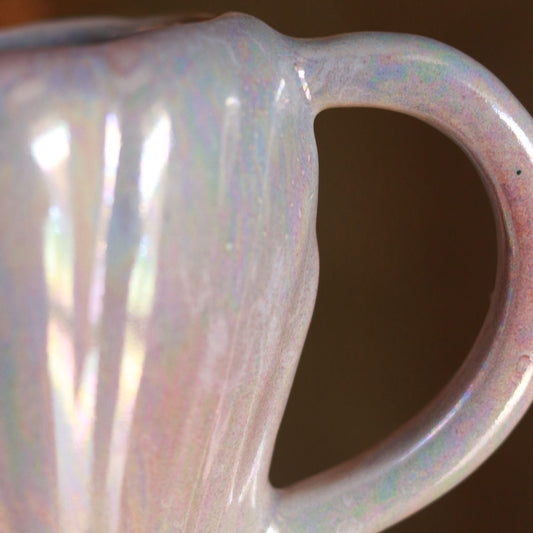 Bubble Gum Sea Shell Mug