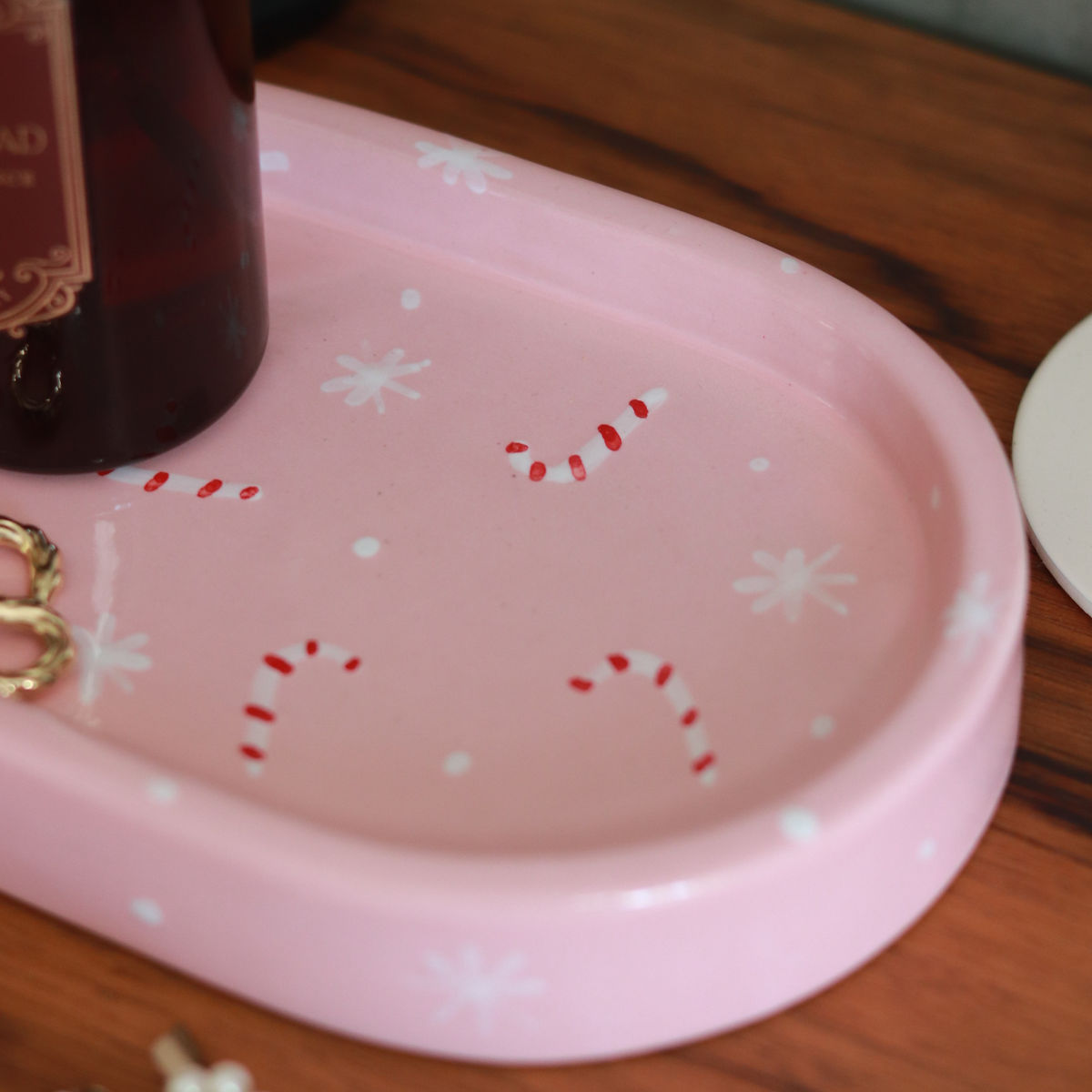 candy cane plate