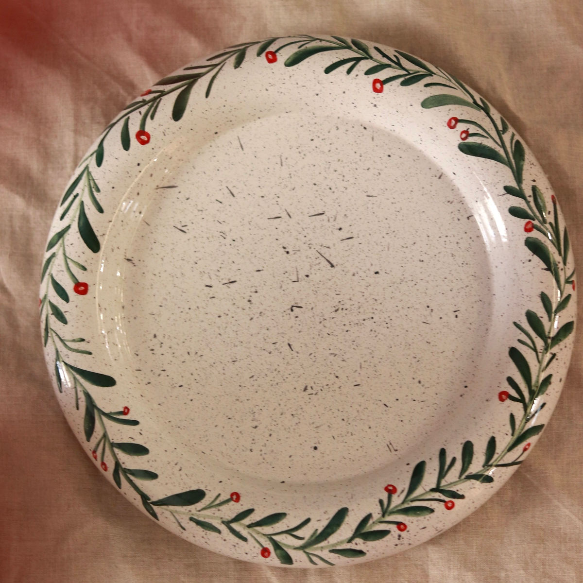 holly jolly plate