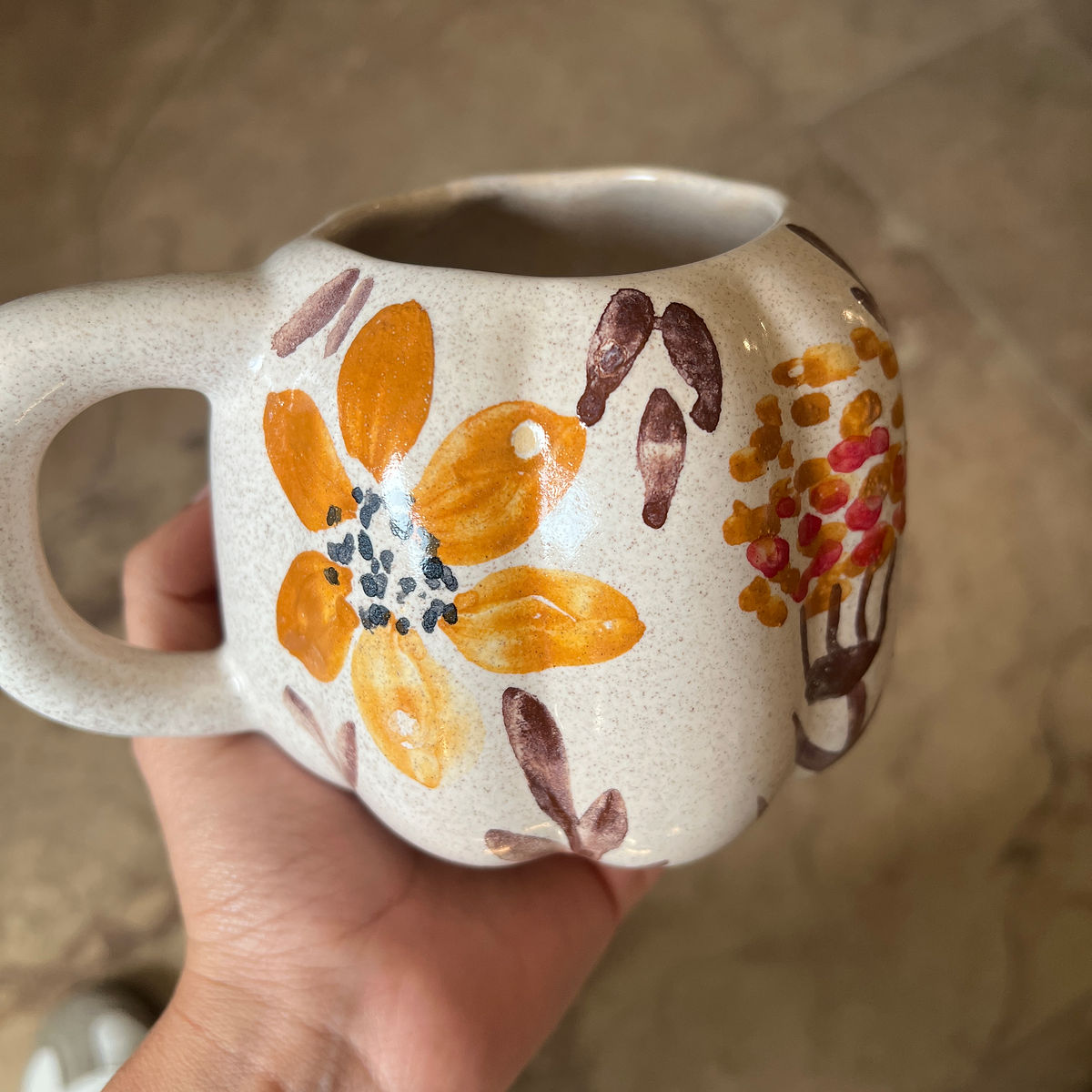 floral pumpkin