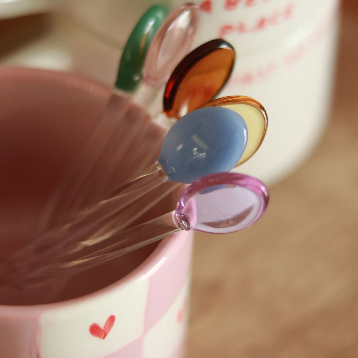 glass spoons (pack of 6)