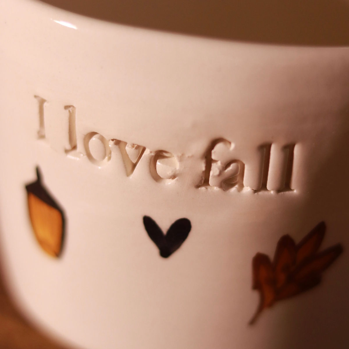 i love fall mug