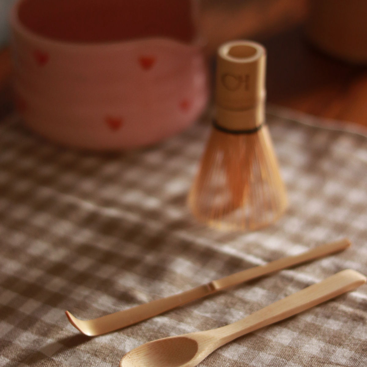 bamboo matcha whisk set