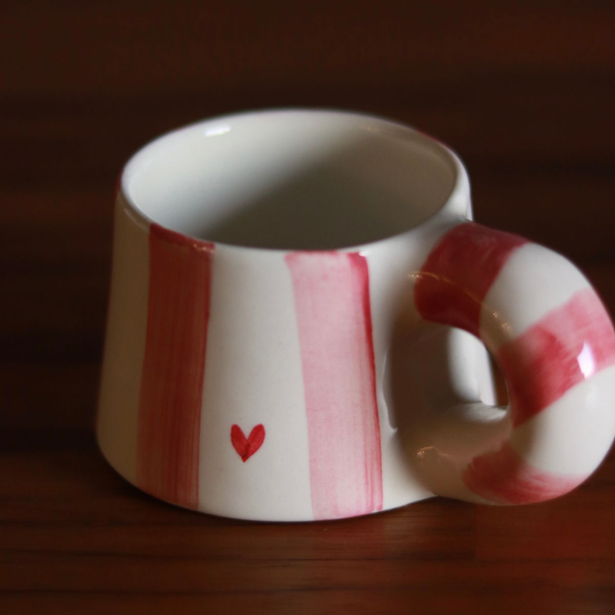 rose stripes espresso cup