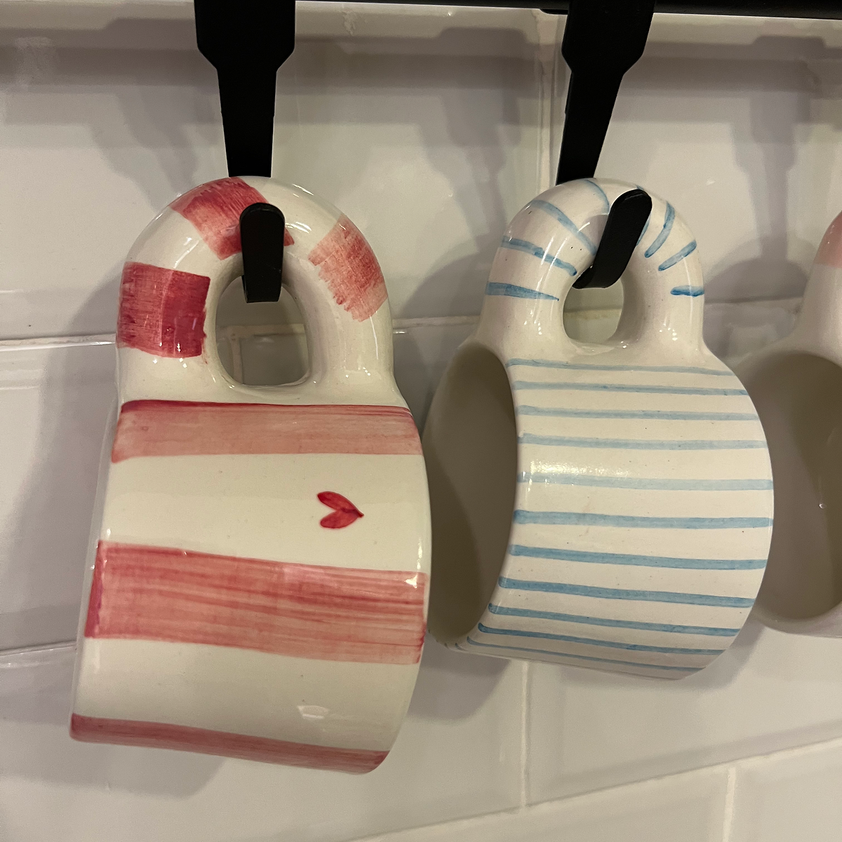 rose stripes espresso cup