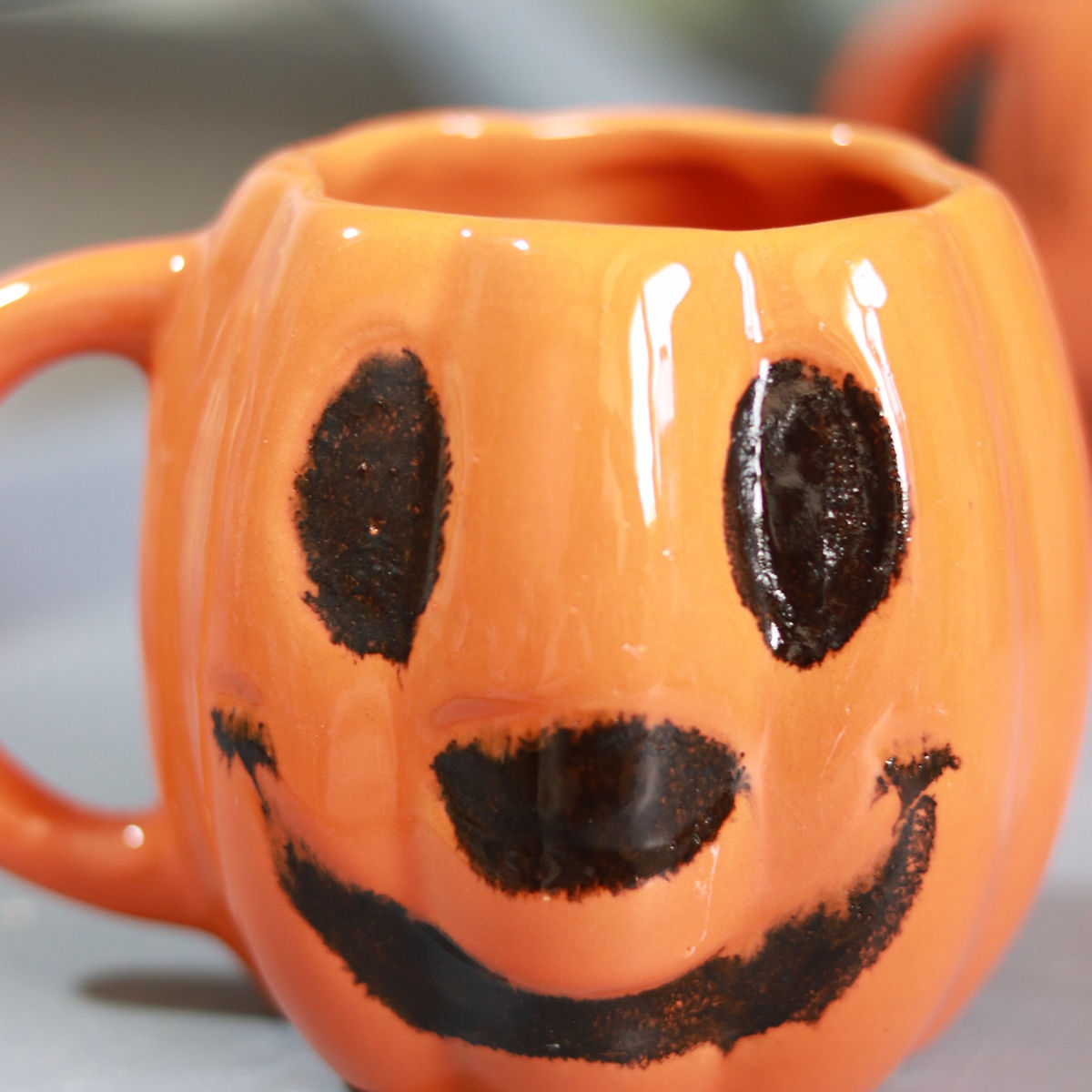 Mickey Pumpkin Mug in orange