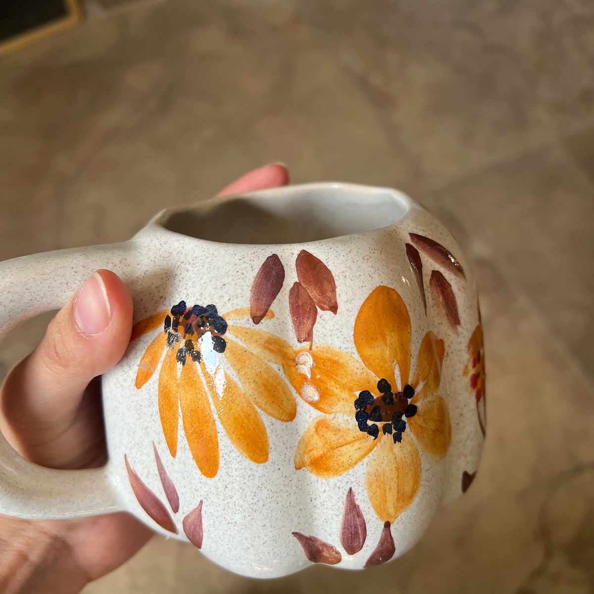 floral pumpkin