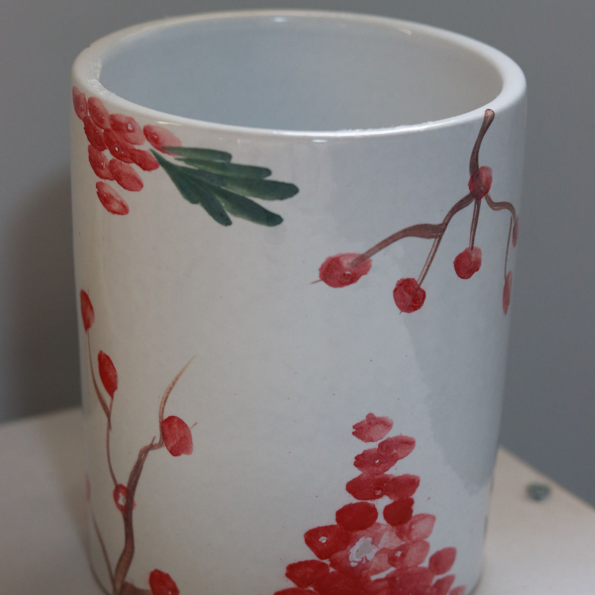 vintage utensils holder