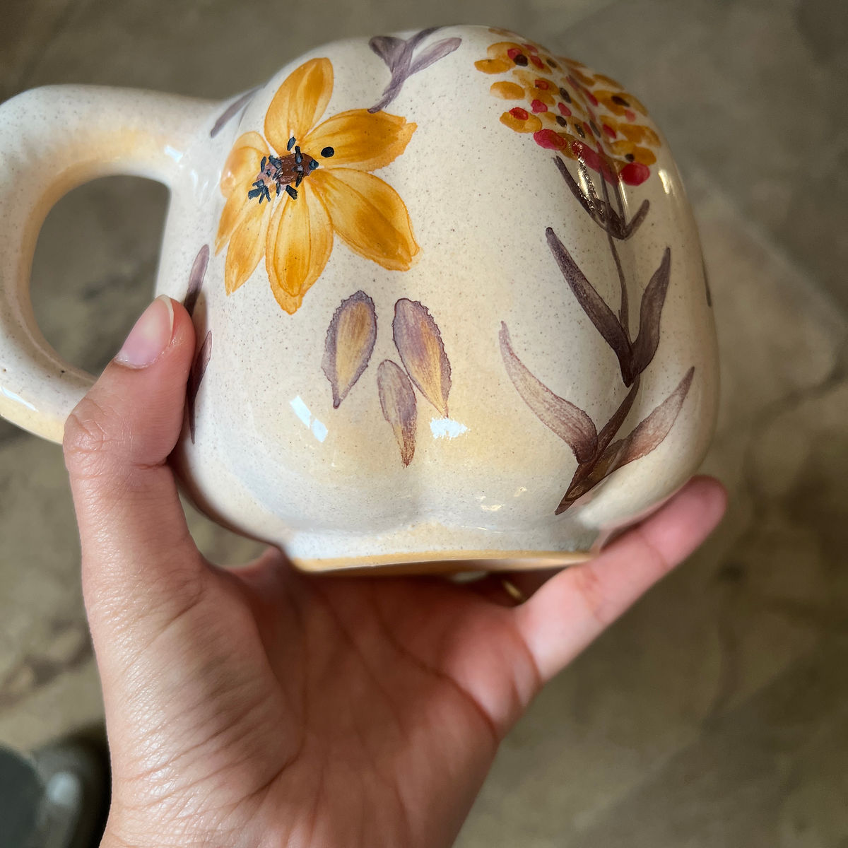 floral pumpkin