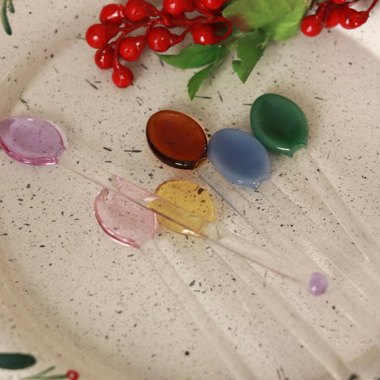 glass spoons (pack of 6)
