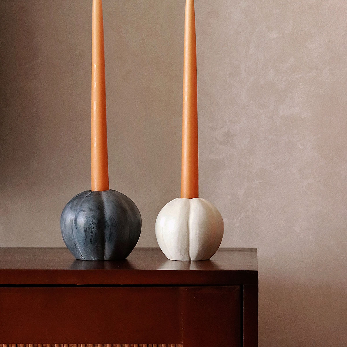 Midnight Pumpkin Candle Holder