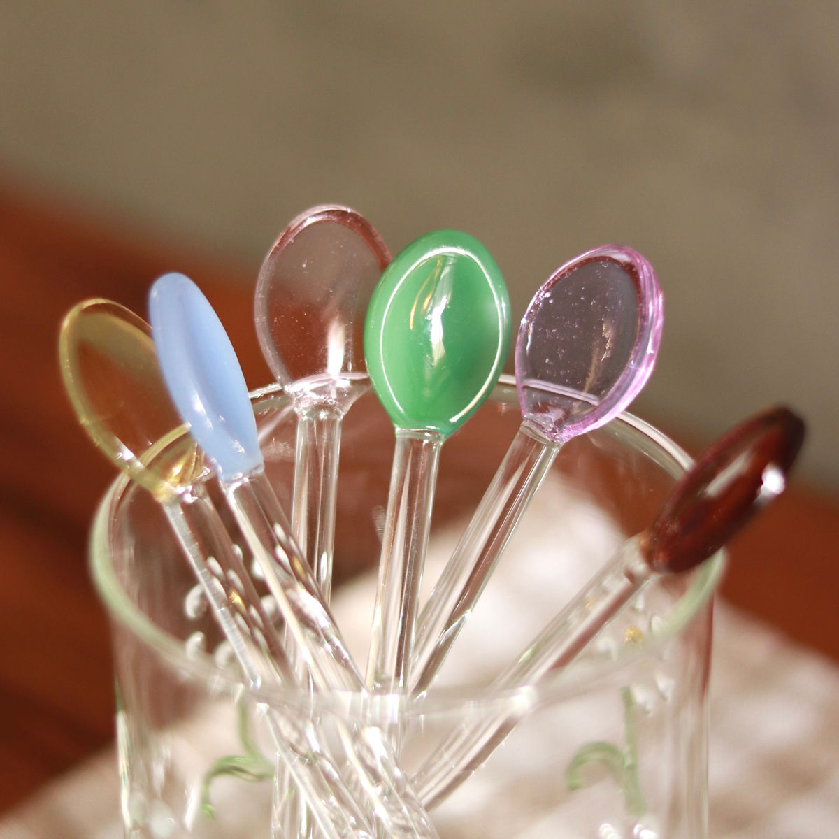 glass spoons (pack of 6)