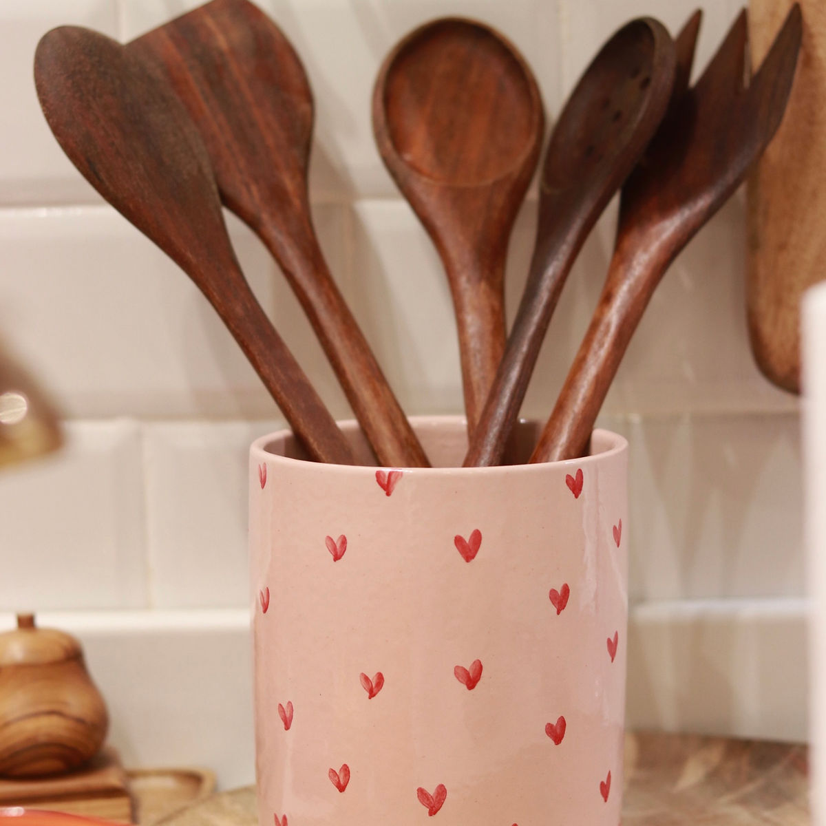 L.O.V.E utensils holder