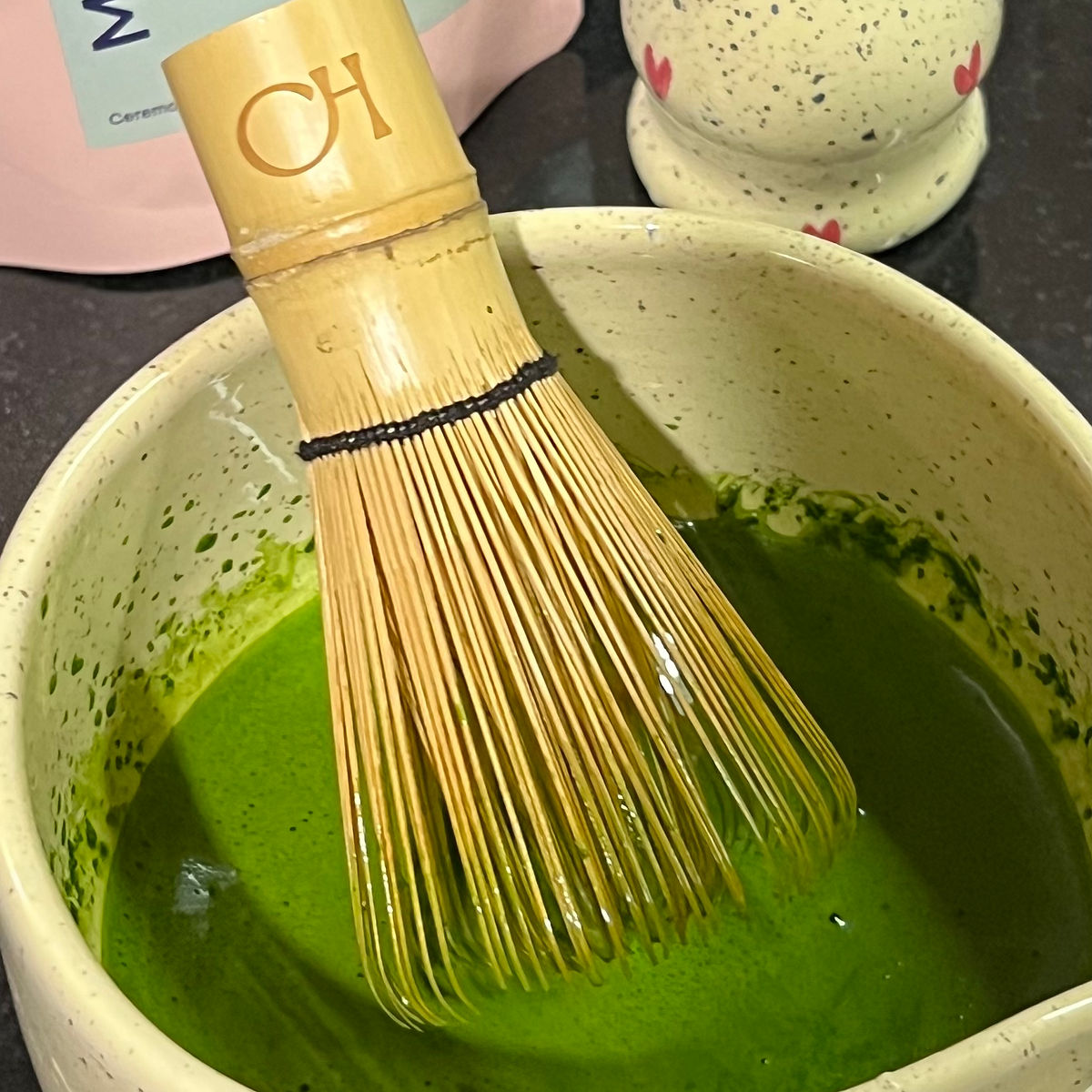 bamboo matcha whisk set