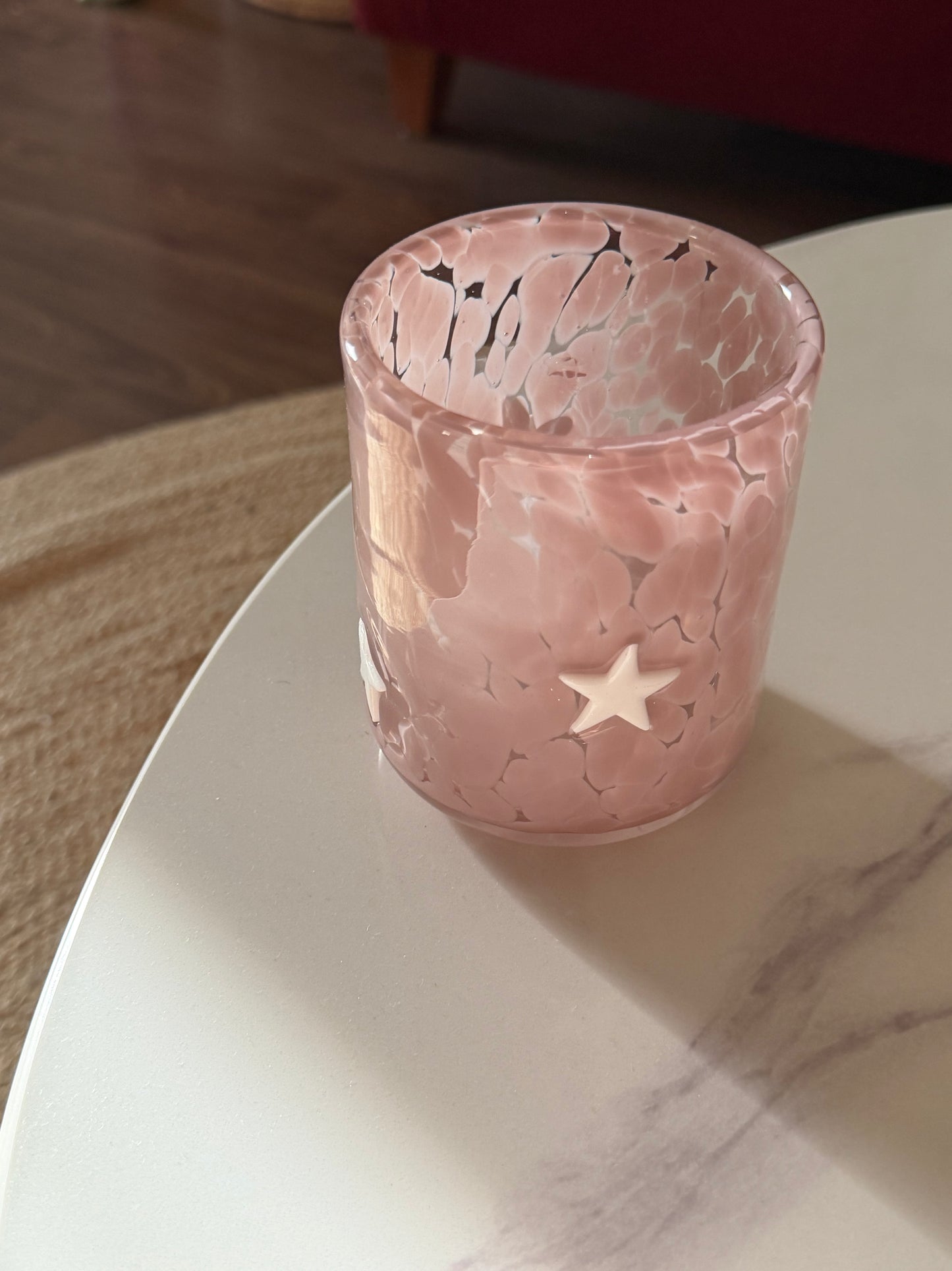 lucky star glass cup
